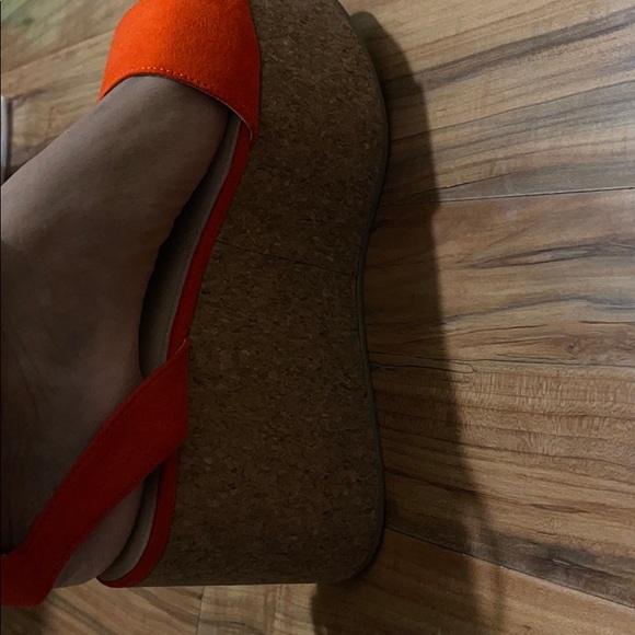 Orange Platform wedge - Picture 7 of 8